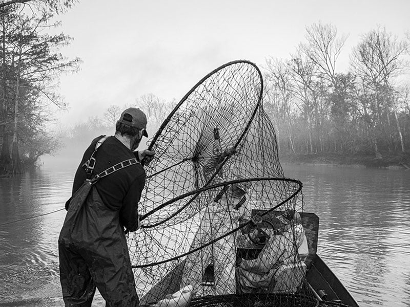 Hoop Net Fishing