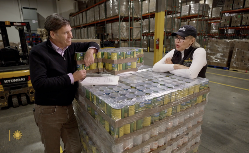Claire Babineaux-Fontenot with Lee Cowan on CBS News Sunday Morning