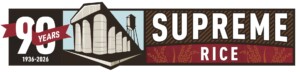 Supreme Rice 90years Logo
