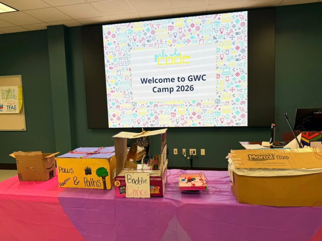 Girls Who Code STEM camp in Terrebonne Parish