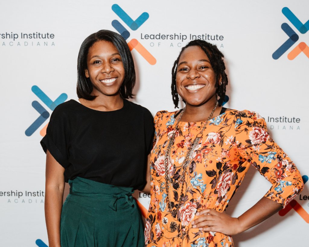 "Swell" Co-Creators: Chasah West (left) and Charliese West (right) at local leadership event