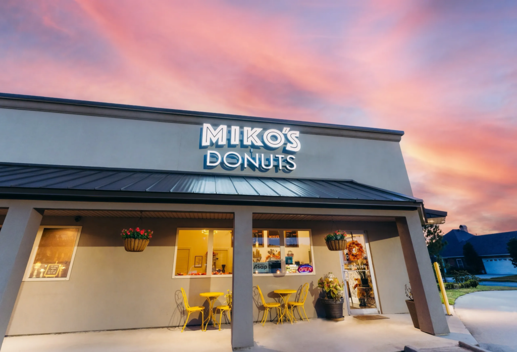 Miko's Donuts storefront from the Miko's Donuts website