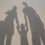 beach shadow family