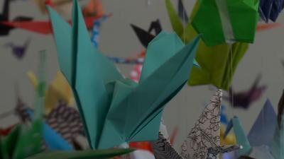 Artist Creates Origami Crane Memorial For Covid 19 Victims