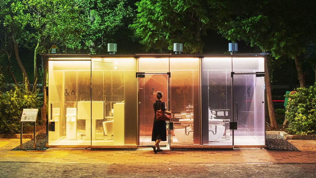 Tokyo’s Latest Attraction: Transparent Public Restrooms In Parks