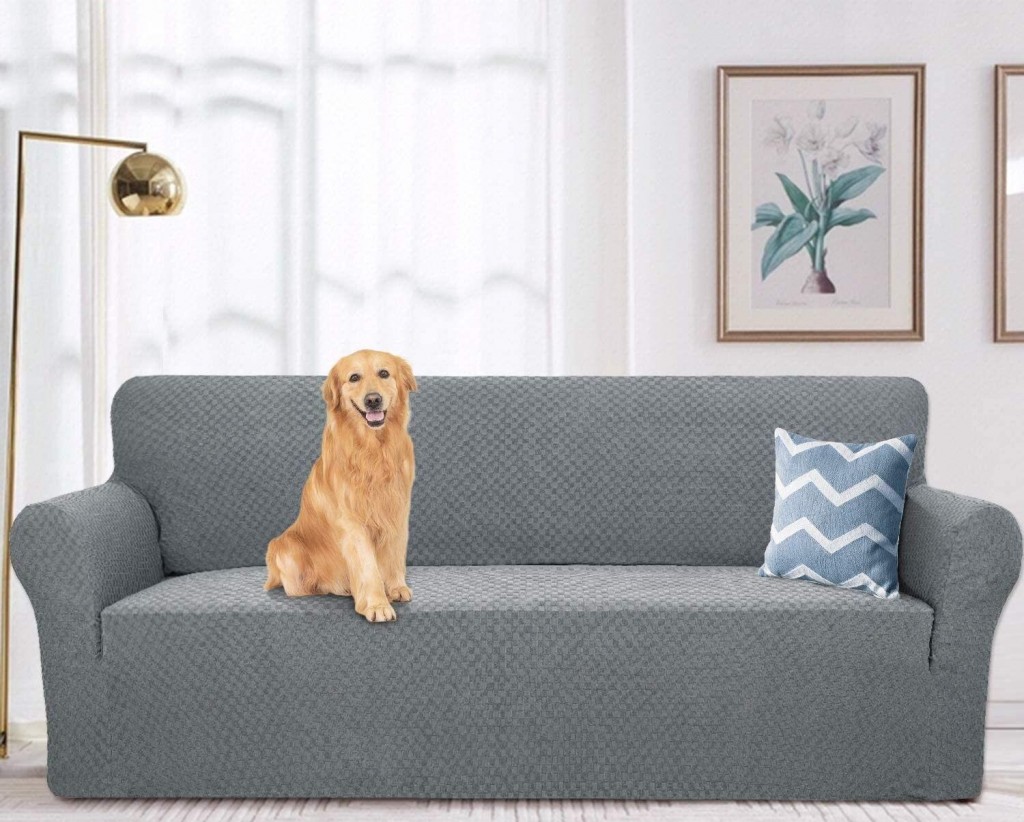 Buying Guide: This Sofa Slipcover Will Protect Your Couch From Pets For $20