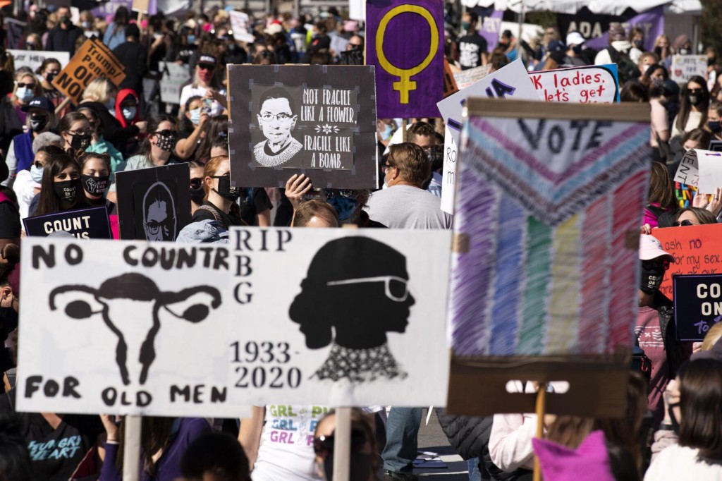 Women’s March Rallies Draw Thousands In Masks Across Us