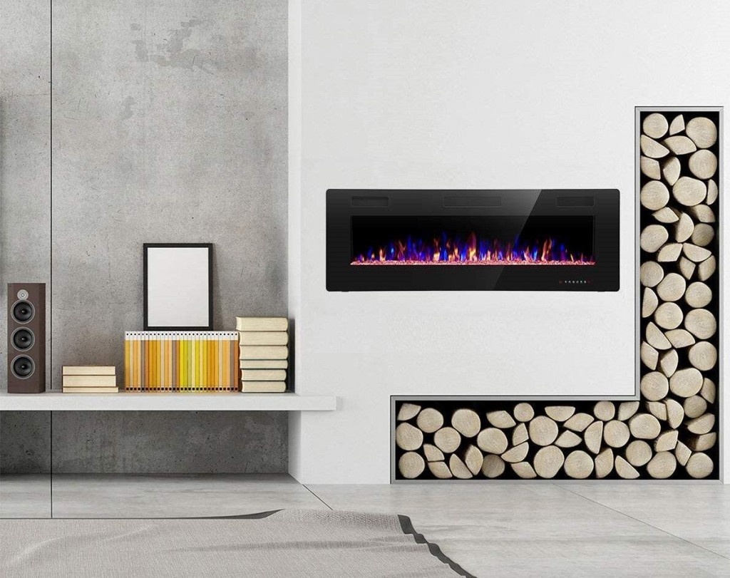 This Ultra Thin Fireplace Insert Is An Amazon Favorite