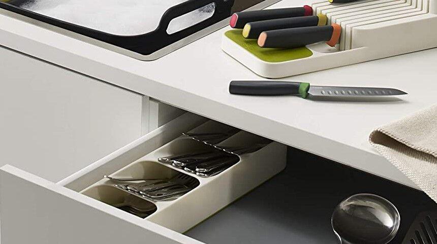 Buying Guide: This Unique Silverware Organizer Is A Game Changer For Small Kitchen Drawers