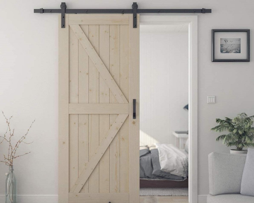 Add A Barn Door Feature To Your Home With This Easy To Install Kit