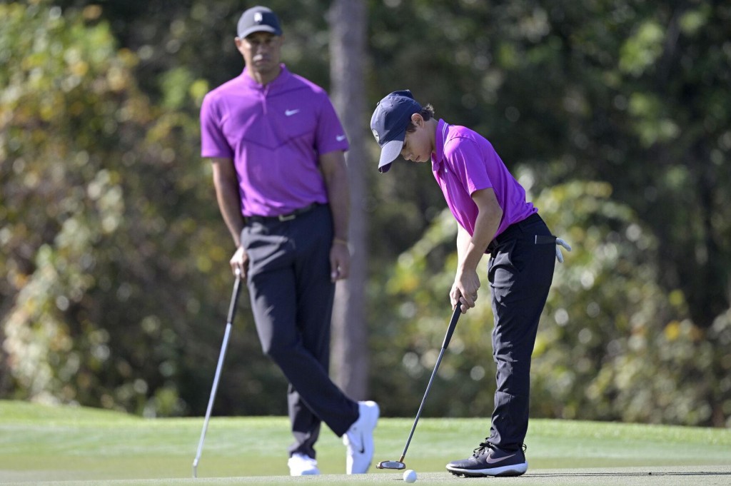 Tiger Woods’ Son Makes Tv Debut And Plays Like Dad