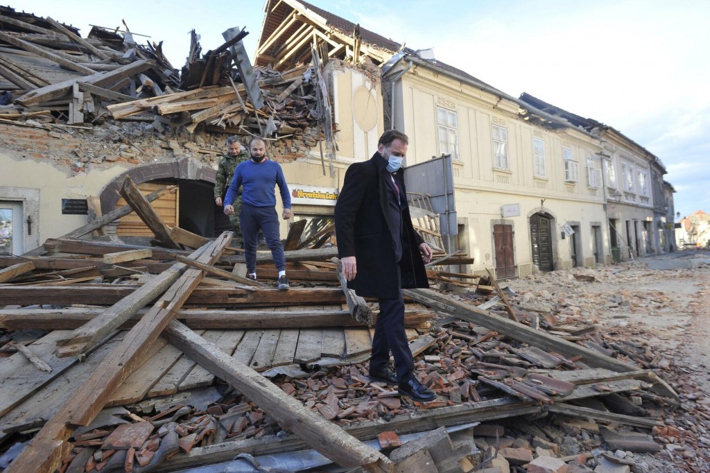 Watch Now: Video, Photos Show Croatia Earthquake Devastation