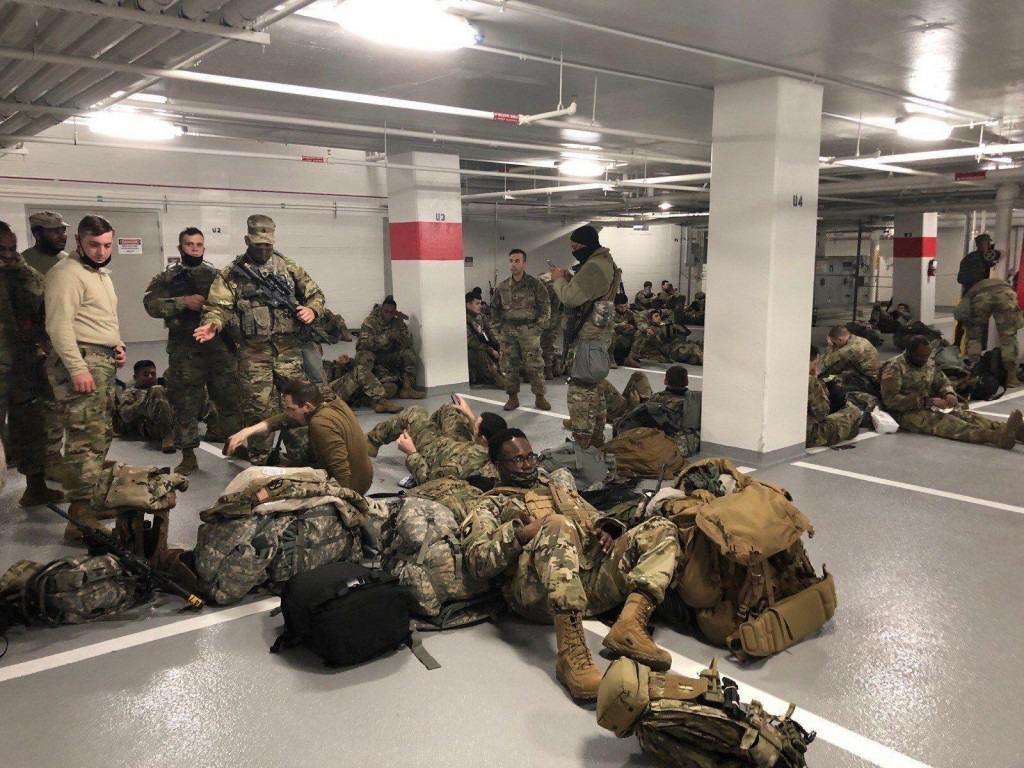 National Guard Allowed Back Into Capitol Complex After Lawmakers Erupt At Banishment To Parking Garage