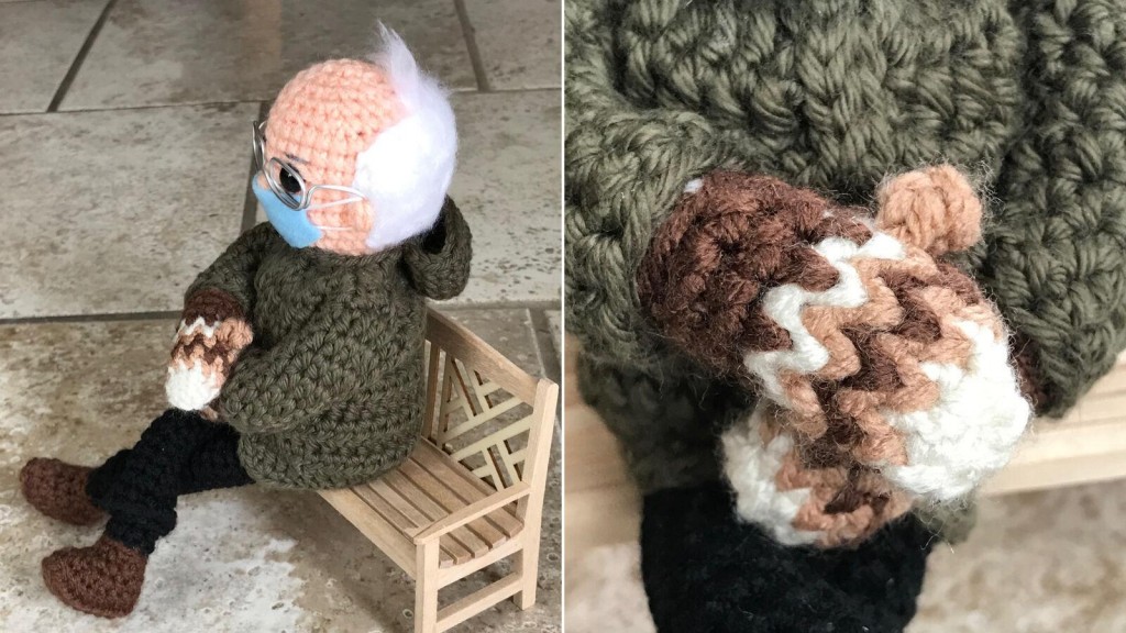 A Crocheted Bernie Sanders Doll Raised More Than $40k For Charity In An Online Auction
