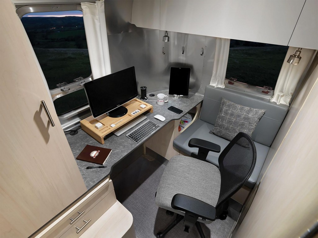 Airstream Is Adding Office Space To Its Trailers So You Can Work From Wherever
