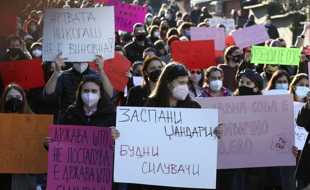 North Macedonia: Women Protest Over Online Sexual Harassment
