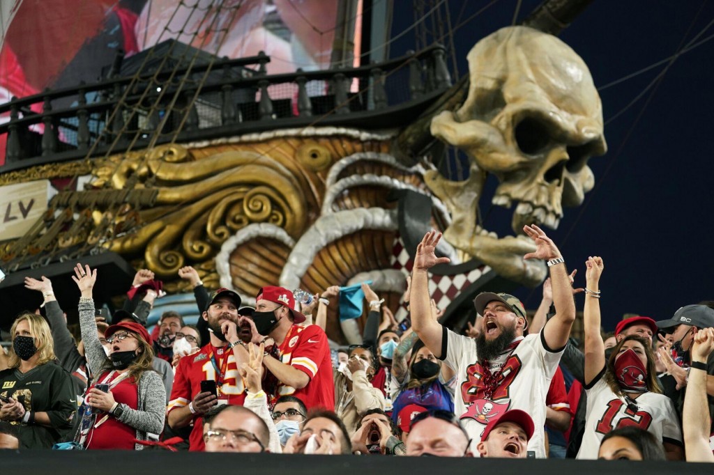 Throngs Of Maskless Fans Took To Tampa’s Streets To Celebrate Super Bowl Win