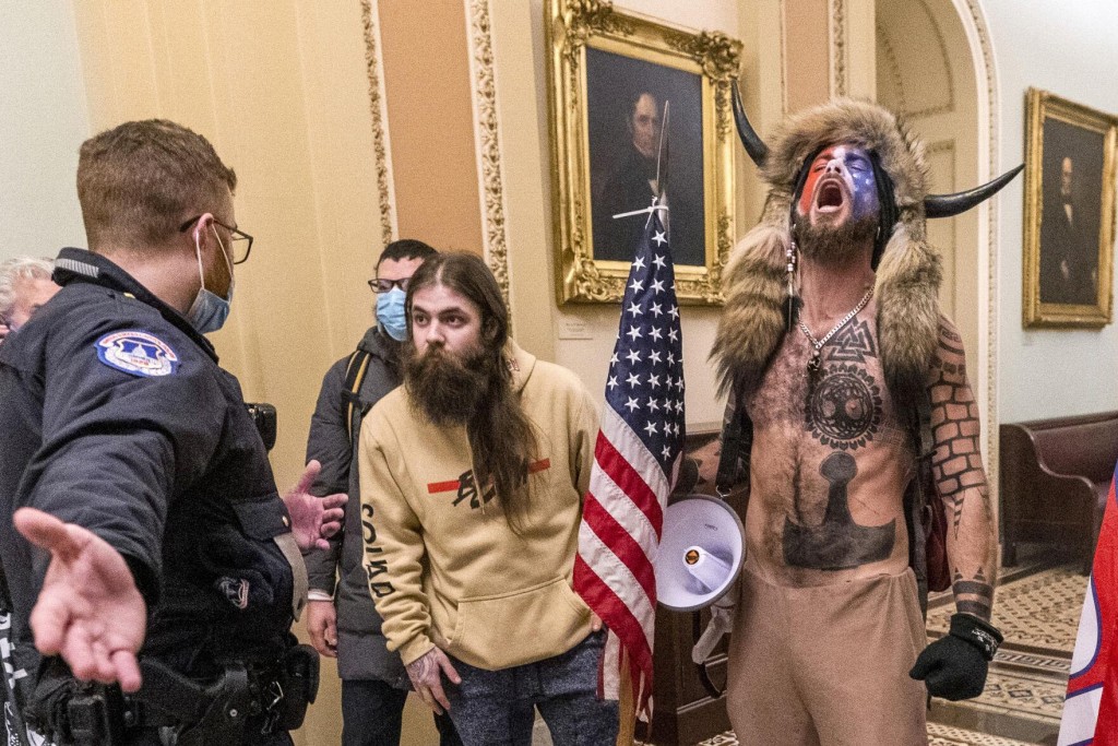 Man Known As ‘qanon Shaman’ Apologizes For Storming Capitol, Criticizes Trump