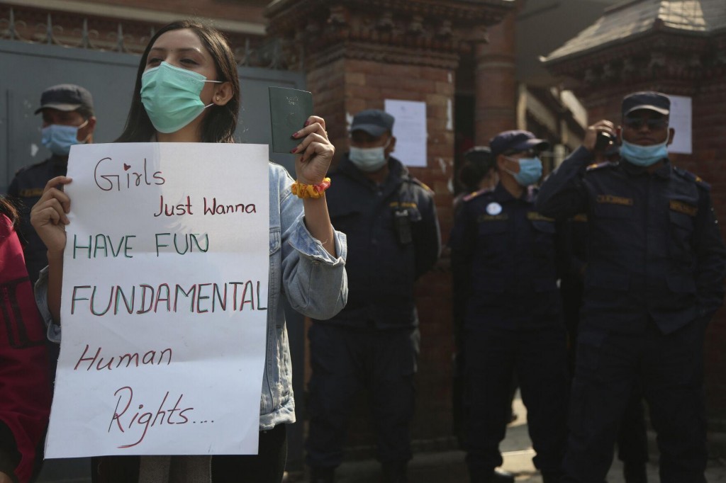 Hundreds Rally In Nepalese Capital For Women’s Rights