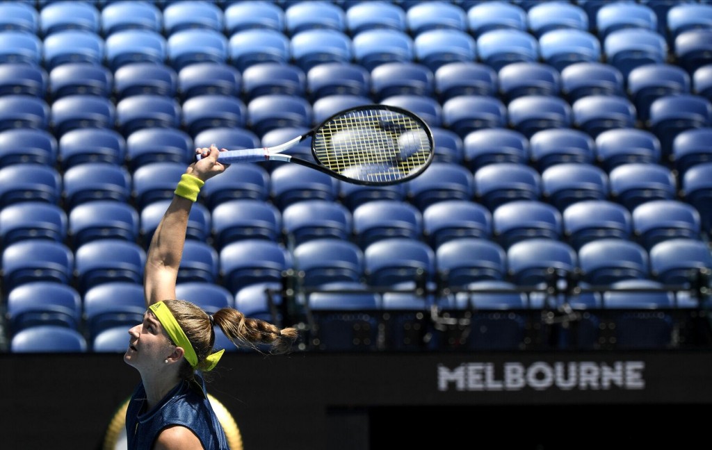 Australian Open Goes Quiet As Lockdown Keeps Crowds Away