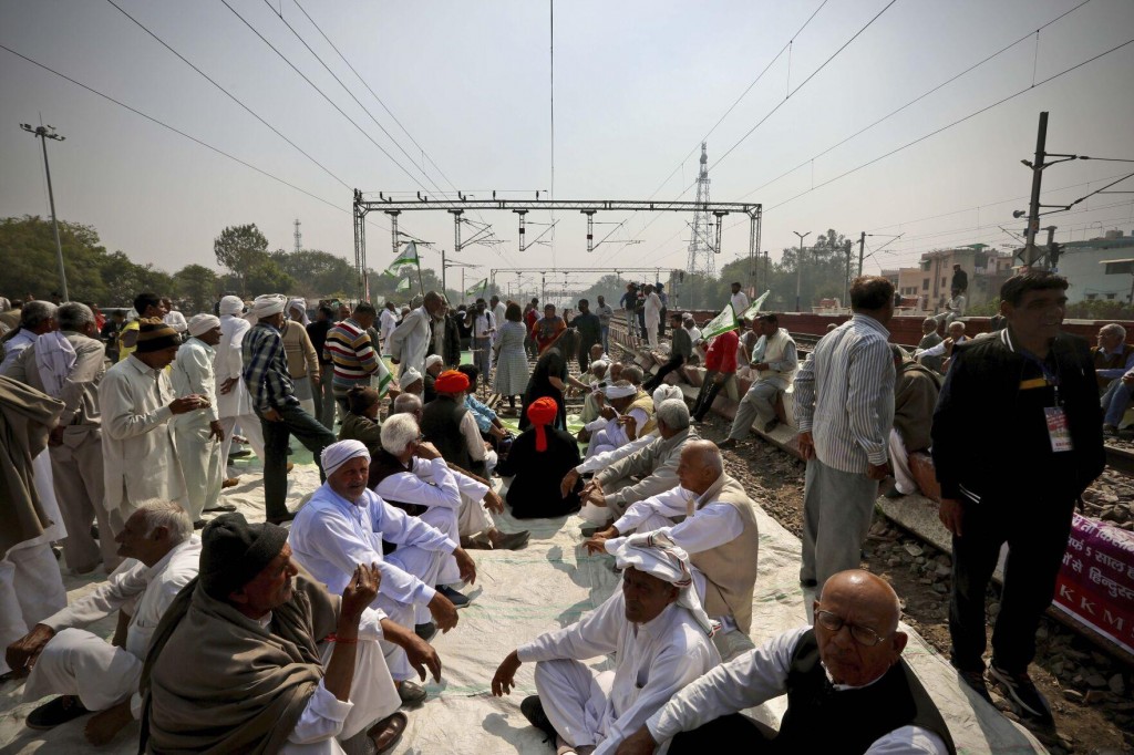 Farmers Block Trains In Northern India To Protest New Laws