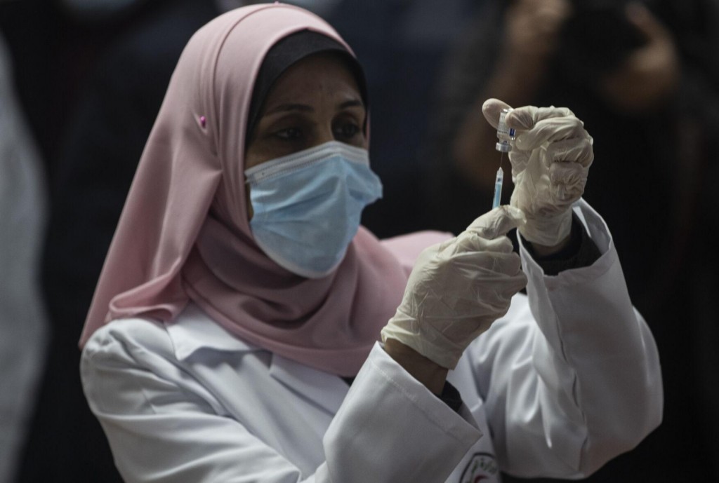 Hamas Ruled Gaza Launches Coronavirus Vaccination Drive