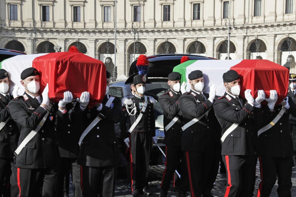 Italy Honors Slain Ambassador, Bodyguard And Prays For Congo