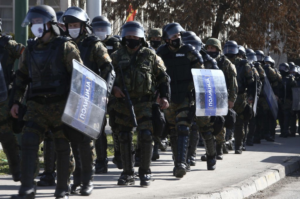North Macedonia: Clashes At Protest Over Terror Convictions