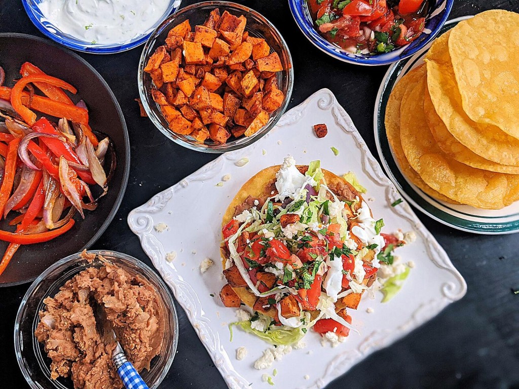 Gretchen’s Table: Roasted Vegetable Tostadas