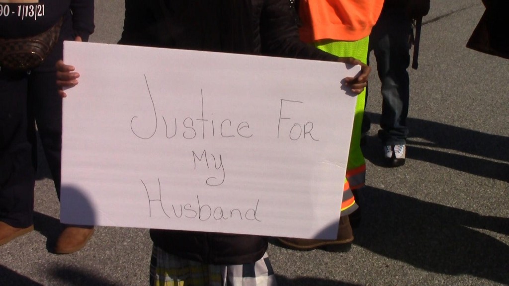 Family Holds Protest At New Castle County Police Headquarters