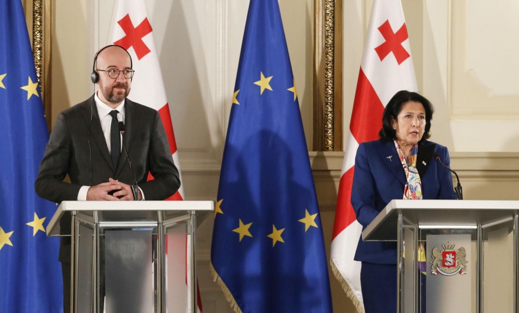 Eu Urges Parties In Ex Soviet Georgia To Ease Tensions