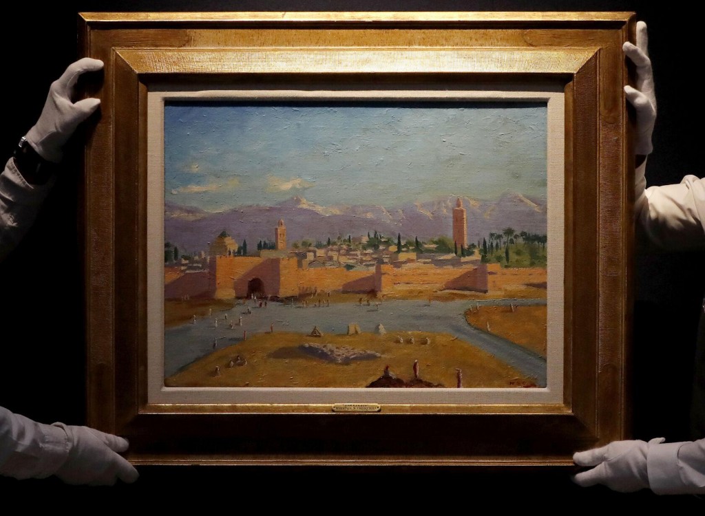 Churchill Painting Owned By Angelina Jolie Sells For $11.5m