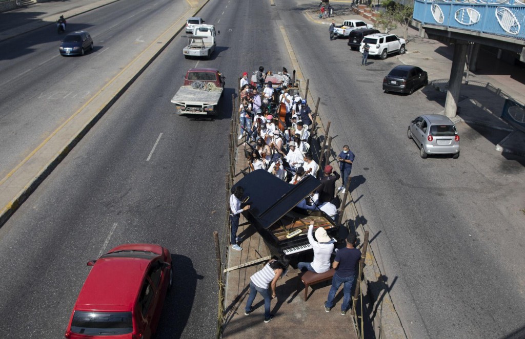Mobile Orchestra Tries To Bring Cheer To Venezuelan Streets