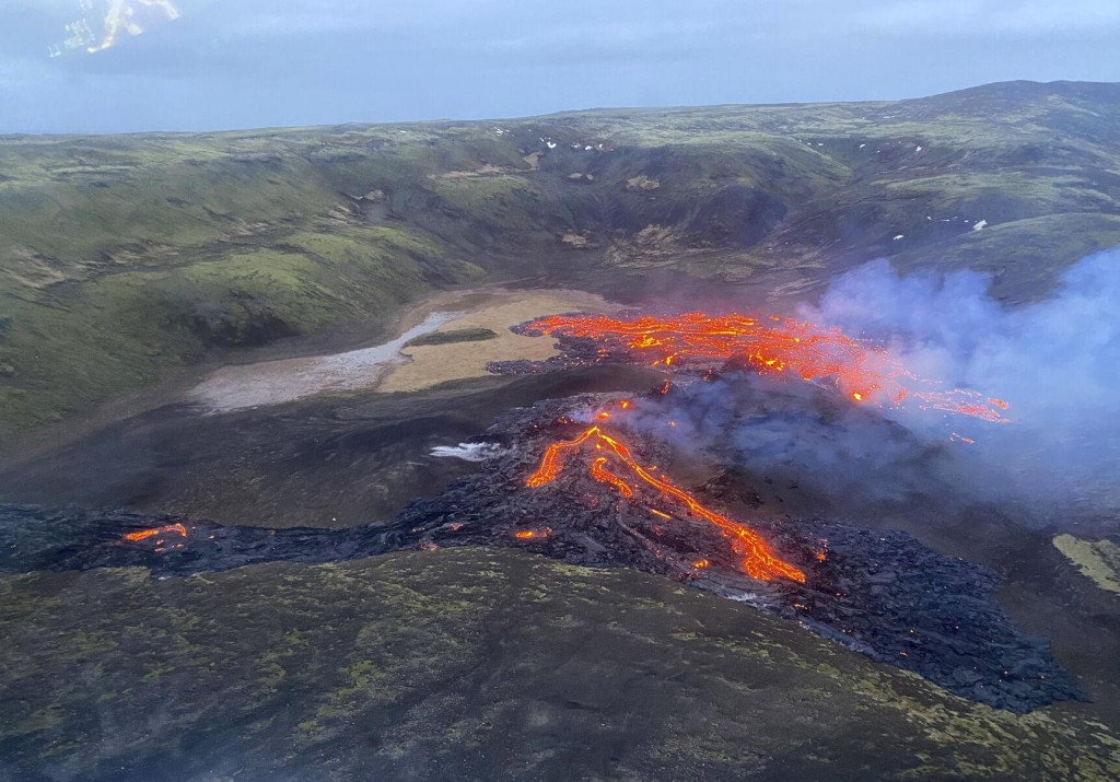 Watch Now: Long Dormant Volcano Erupts In Iceland