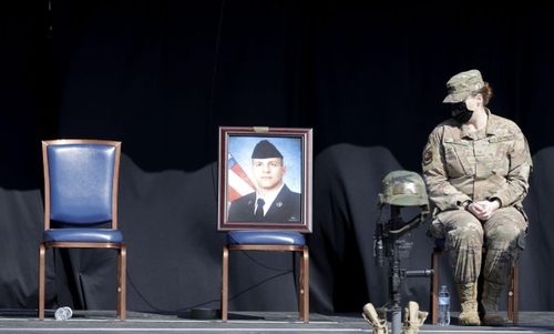 Guard Members Honored At Purple Heart Ceremony