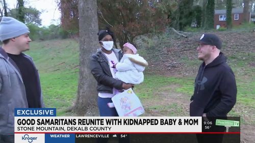 Joyful Reunion Between The Duo Who Found A Kidnapped Little Girl And Her Mother