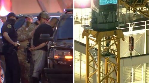 Man Taken Into Custody After Climbing 20 Stories Up Construction Crane