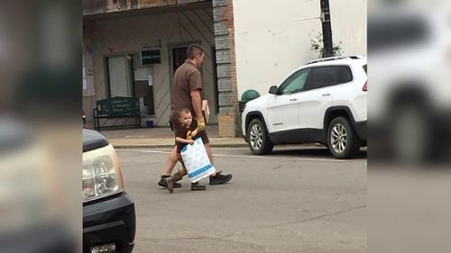 4 Year Old Boy Forms Special Bond With Ups Driver