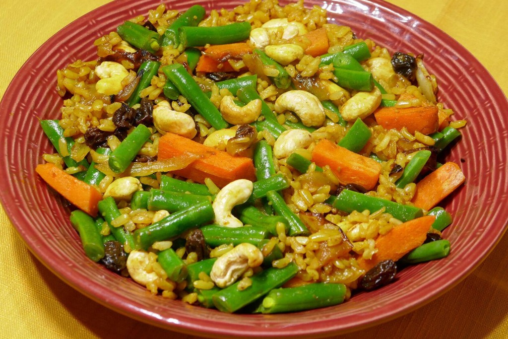 Quick Fix: Cashew And Vegetable Pilaf