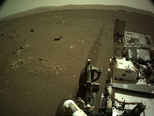 Hear The Perseverance Rover’s Wheels Crunch Across The Martian Surface