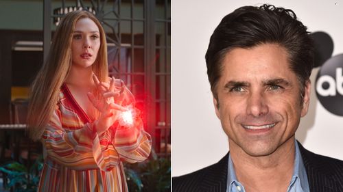John Stamos Posts A Precious Tribute To Elizabeth Olsen For The Finale Of ‘wandavision’