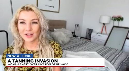 Woman Catches Man Secretly Recording Her At Tanning Salon
