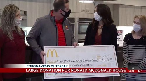 Ronald Mcdonald House Charities Receives Much Needed Donation
