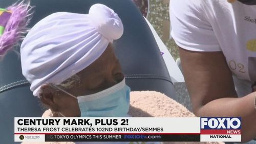 Sweet Celebration For Woman’s 102nd Birthday