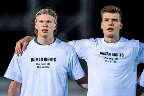 Norway Players Wear T Shirts Protesting Qatar World Cup Ahead Of Qualifier Against Gibraltar