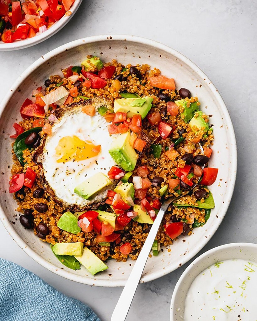 The Kitchn: Smoky Quinoa Taco Bowls Are The Ultimate High Protein, Veggie Packed Lunch