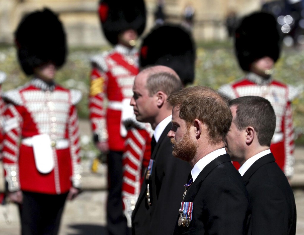 Harry, William Seen Chatting Together After Royal Funeral