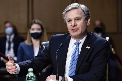 Fbi Director Says Bureau Is Not Investigating Qanon Conspiracy ‘in Its Own Right’