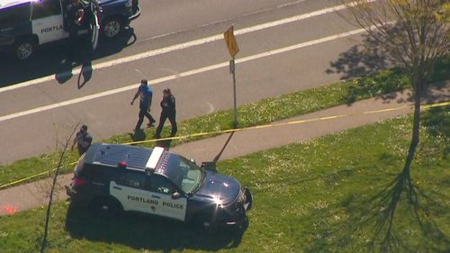Portland Police Disperse Crowd With Pepper Spray Following Fatal Officer Involved Shooting