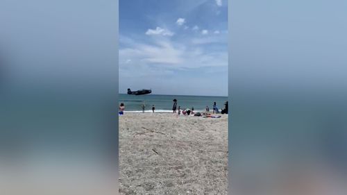 Wwii Era Plane Makes Emergency Landing Near Florida Beach